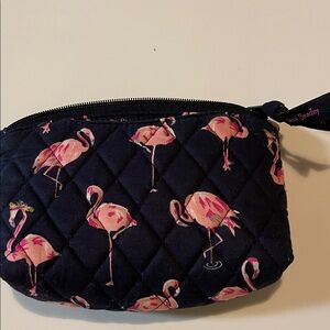 Vera Bradley Quilted Flamingo Cosmetic Bag